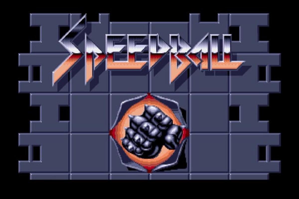 Speedball title screen